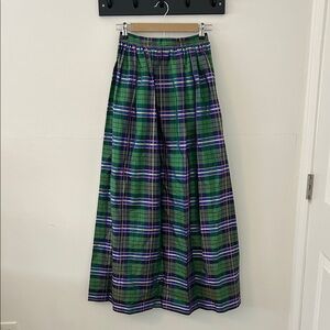 Vintage Plaid maxi skirt
